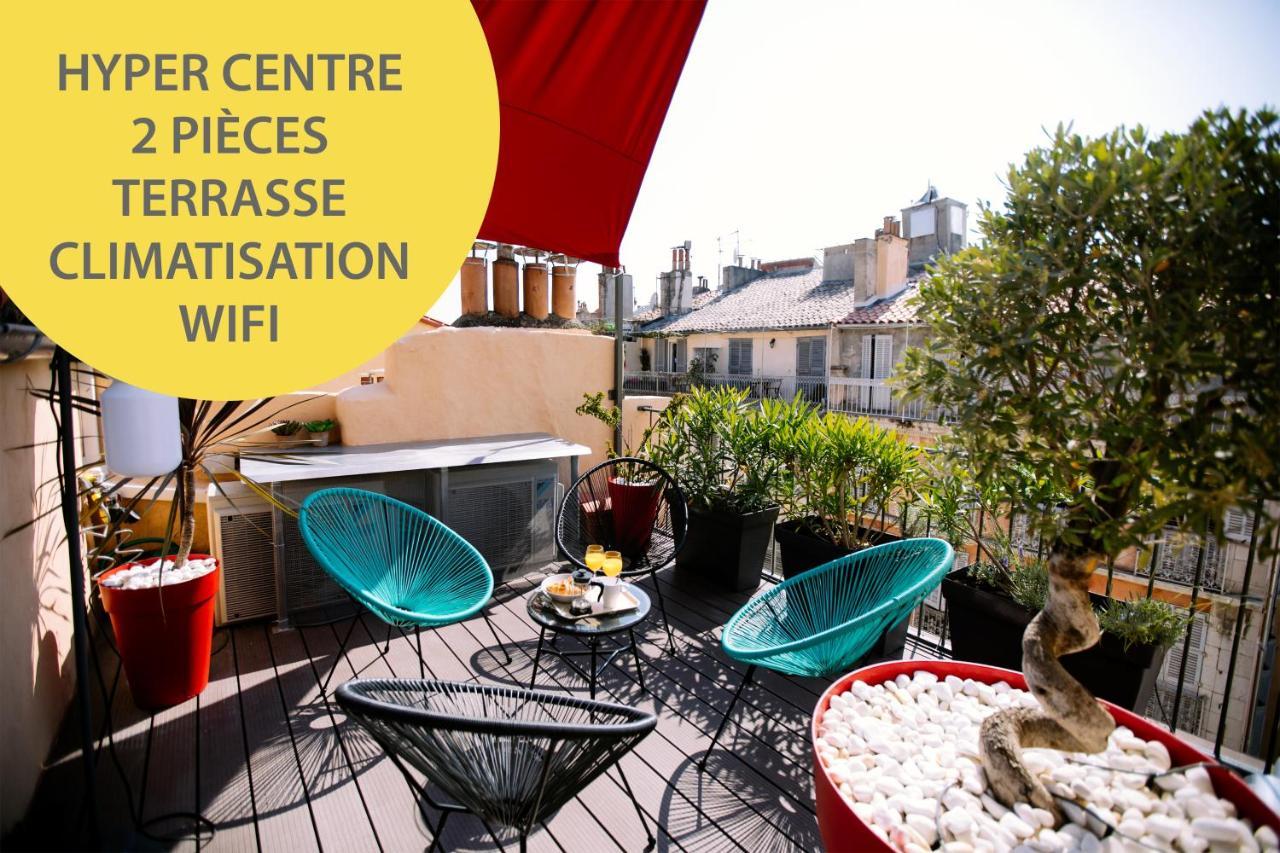 Apartamento Duplex Avec Terrasse - Hyper-Centre De Tolón Exterior foto